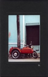 Rotes Motorrad