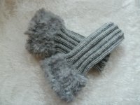 Stulpen grau